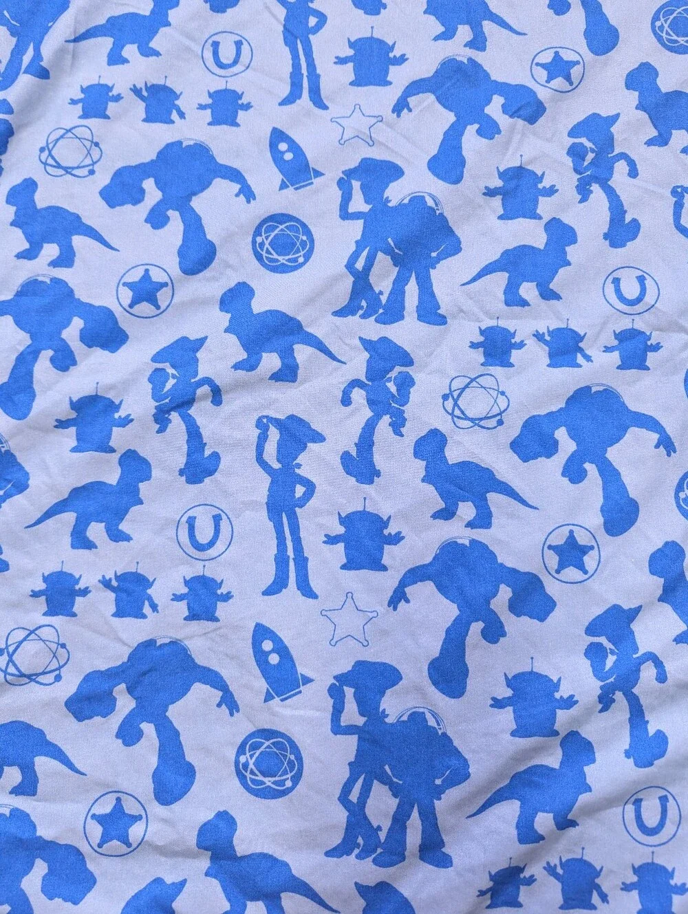 Toy Story Silhouette Toddler Bed Top Sheet 43